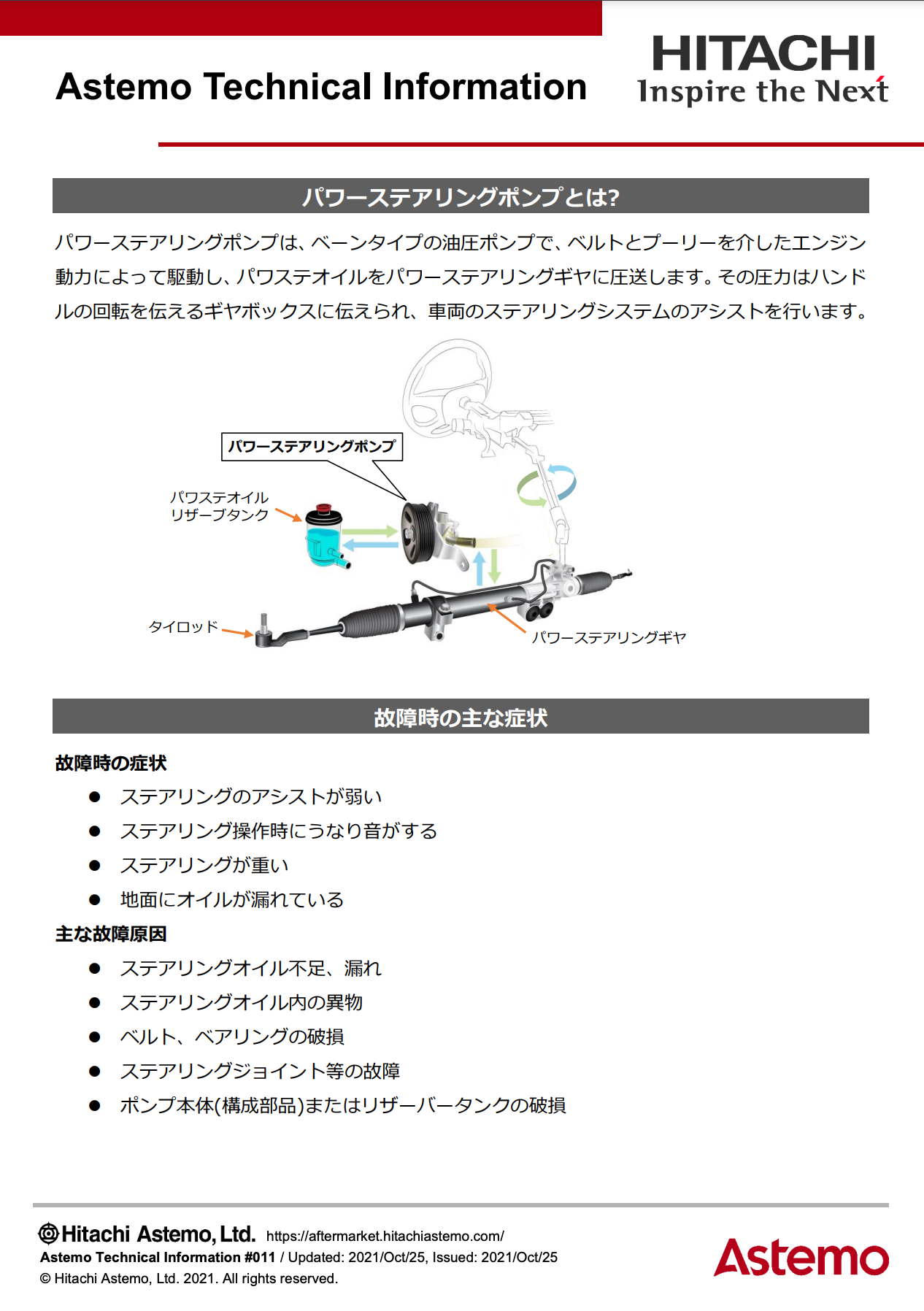 Automotive products: Tech Care Program | Hitachi Astemo | Global 